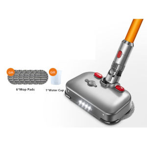 Đầu lau ướt khô điện có đèn LED cho Dyson V7 V8 V10 V11 Các bộ phận có thể thay thế với đầu lau và cốc nước