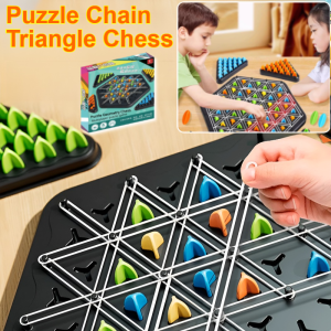 Family Puzzle Triangle Chess Game Desktop Interactive Intelligence Game Improve Child Thinking Learning Toys