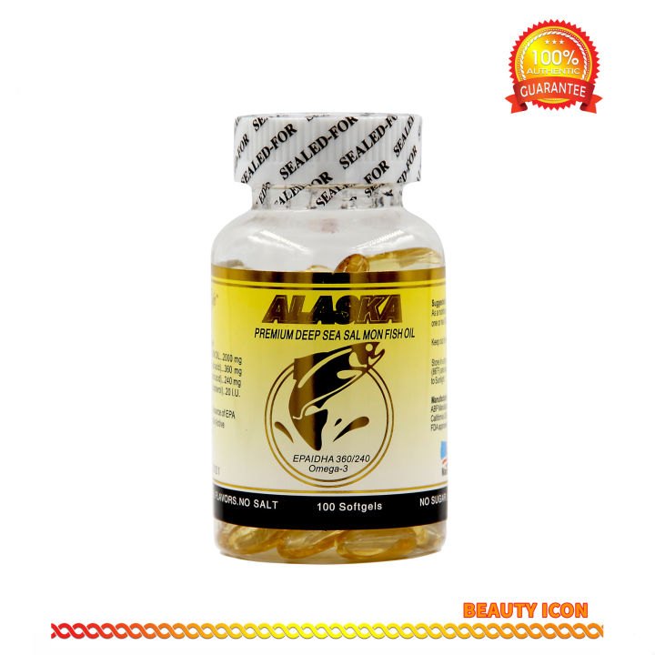 2028 expiration (US product) Alaska Premium Deep Sea Salmon Fish Oil