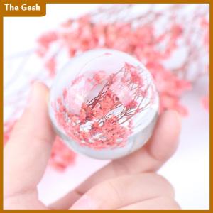 [The Gesh] ลูกบอลคริสตัลใสควอตซ์บำบัดทรงกลมอุปกรณ์ถ่ายภาพตกแต่งบ้าน1ชิ้น