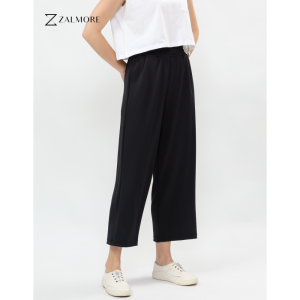 Zalmore Cullotes Basic Long Premium LUMA Knit - Celana Kulot Panjang Wanita Lembut Ringan Sejuk Anti Nerawang