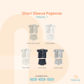 Piyama Bayi - Short Sleeve Pajamas Tencel - Baby Loop. 