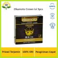 Kondom Okamoto Crown - Isi 3. 