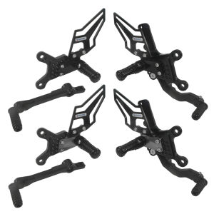 Adjustable Rider Rearset Footrests Foot Rest Pegs Rear Sets For Yamaha MT-09 MT09 V3 V4 SP Tracer 9 GT 2021 2022 2023 2024 2025 2026 XSR900 2022-2025