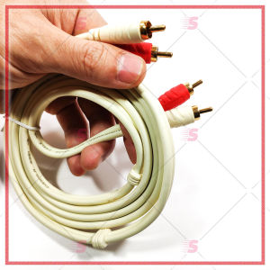 Dây AV tín hiệu âm thanh Choseal Aux 3.5 và bông sen các loại nhập khẩu