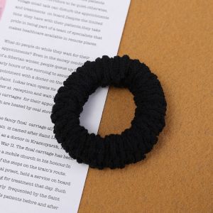 5pcs Thick Cotton Seamless Hair Ties Elastic Hair Bands Ponytail Holders Hair Accessories Hair Tie Kids Hair Accessories
