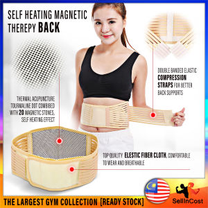 SellinCost Self Heating Neck/Shoulder/Back/Knee Pad Support Self Heated Tourmaline Bian Stone Healing Magnetic Therapy Belt Health Care Massage Relaxation Pain Relief Alat Mengurut Badan Alat Urut Kaki TML
