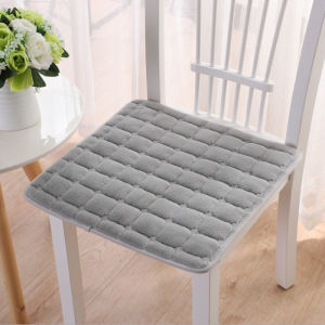 Square Chair Pad Thicken Soft Non-slip Plush Seat Pad Dining Chair Cushion Pillows for Chair