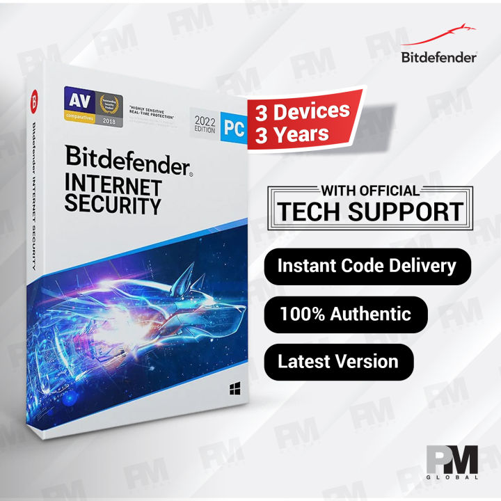 Bitdefender Total Security 10 Geräte 3 Jahre Bitdefender Internet Security 3 Devices 3 Years Antivirus 2024