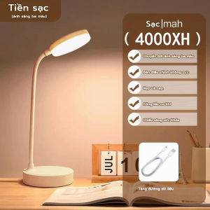 Đèn Bàn Học Đọc Sách Làm Việc chế độ LED chống cận 3 chế độ sáng thông minh cảm ứng