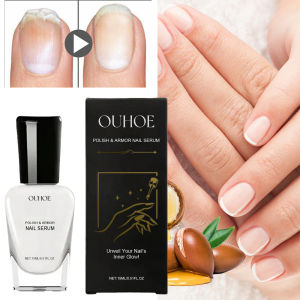 OUHOE   Nail Care Serum Anti Fungal Nail Treatment Repair Cracked Discolored Nails Strengthen Nourish Promote Healthy Nail Growth Natural Formula 15ml