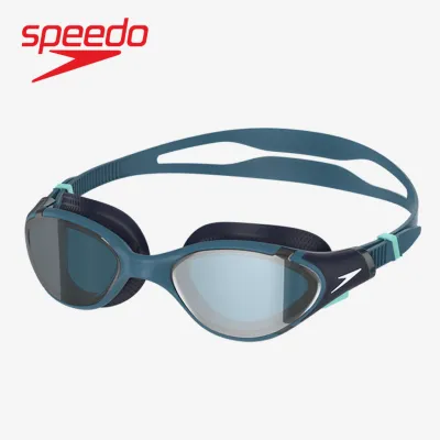 Speedo Unisexs Goggles - Biofuse 2.0 Mirrored - Blu/(Silver Mirror) - 8-002331005