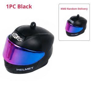 Seametal xe máy mini Mũ bảo hiểm Keychain đèn LED Mũ bảo hiểm che mặt Móc Chìa Khóa Rider phụ kiện