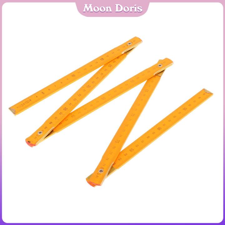 Moon Doris Measuring Stick Carpenters Folding Rule for Teaching