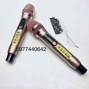 Micro loa kéo vàng sóng UHF củ k8 hát rất nhẹ chống hú tốt