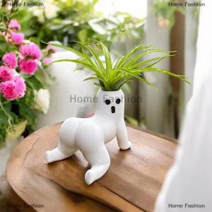 [COD] Home Fashion Funny Big Booty Ghost Planter Big Booty Air Plant Display Succulent Planter Decoration Plant Pots Funny Prank Gift