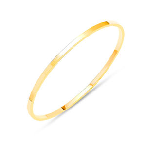 OYJR กำไลข้อมือสแตนเลส กำไลเรียบๆแฟชั่นสำหรับผู้หญิง