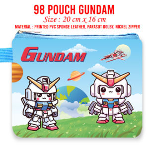 Gundam Mini Wallet Case Pouch Sling Bag Tas Selempang Mouse Pad Cover Passport