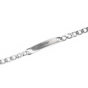 Prodigo * Gelang Rantai Silver Loki I Gelang Titanium Pria Custom Nama I Gelang Tangan Rantai Pria Titanium Terbaru