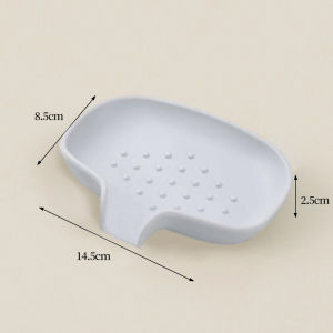 Waterproof Silicone Soap Box Diversion Type Soap Dish Japanese Creative Soap Holder For Toilet
