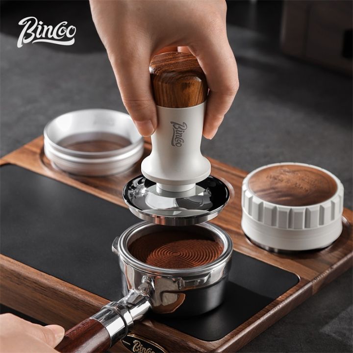 BINCOO%20Coffee%20Tamper%20Base%20Walnut%20Storage%20Board%20Powder%20Dispenser%20Coffee%20Utensil%20Set%20-%20Image%206