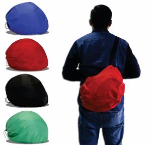 Sarung Tas Helm Anti Air Model Selempang/Cover Helm Waterproof Full Face Half Face ada Tali Slempang