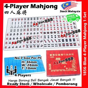 Mahjong King 4-Player TW Blue Mahjong Set Malaysia / Taiwan Malaysia Version #1856 #4Player #Blue #TW #MahjongSet #Malaysia