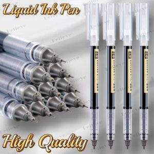 Liquid Ink Pen 0.5mm - Quick Dry Gel Ballpen for School Supplies Perfect for Exam Writing & Daily Office Tasks