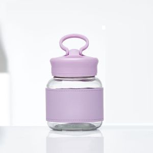 Gratis Ongkir - Botol Minum Kaca Mini / Botol Mini Estetik Multifungsi / Botol Mini Portabel Kekinian