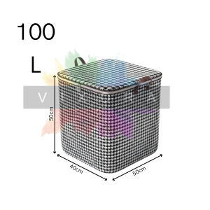 Clothes Storage Bag Clothes Organizer with Zipper Waterproof Storage Blanket Bag 100/140/180L/200L