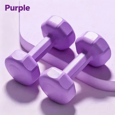 【LOCAL STOCK-Deliver in 2-3 days】2PCS Womens Dumbbell Hexagonal Dumbell Gym Fitness Exercise Family Weight Training Exercise Dumbbells Set 1kg/2kg/3kg