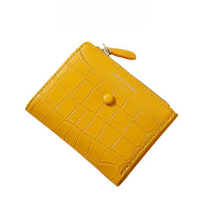 Crocodile Pattern PU Leather Wallet Card Holder Organiser for Women and Gilrs