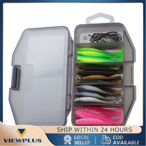 Umpan Pancing Ikan Set Fishing Bait Kit Multi-Color 61PCS Bait Fishing Lure Umpan Lembut
