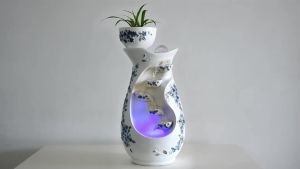 Flowing Water Ornament Circulating Water Fountain Living Room Office Decoration Wealth-Attracting Water Feature Prosperous Opening Gift Feng Shui Wheel