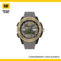 Caterpillar Cardiff MG-164-29-537 Light Grey Silicone Ana-digit Watch | 49MM | 2Y Warranty | 10ATM. 