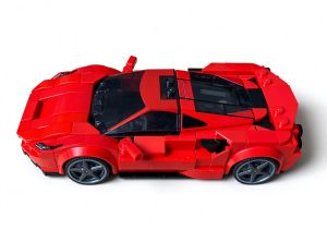 MOC Supercar Building Blocks 347Pcs DIY Assembly Racing Car Model Bricks Toy For Collection And Home Decoration.