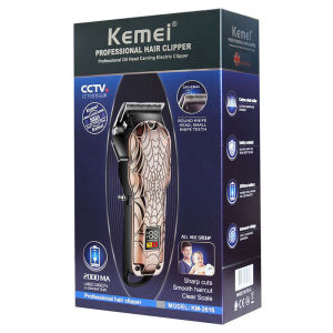 Mesin Cukur Rambut 1 Set Komplit Dapat Di Cas Isi Ulang USB KEMEI KM-2616 Professional Hair Clipper Pro Exellent Industrial ( FREE SEPATU SISIR 6 UKURAN ) | TOKO.S.A
