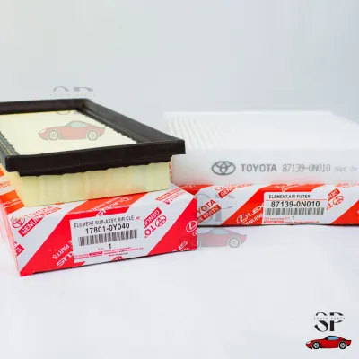 BUNDLE SALE! Cabin & Air Filters For TOYOTA VIOS (2014 - Present) (17801-0Y040/87139-0N010) / cabin air fuel oil filter combo bundle motorcycle car parts stuff car accessories motor upgrades engine parts rides replacement toyota parts motor cycle