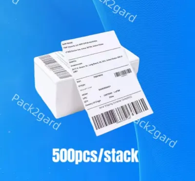 A6 Thermal Sticker AWB /Air Waybill/ Thermal Paper Roll/ Fanfold/ Barcode Label 100 X 150mm
