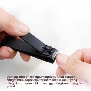JE.ID Gunting Kuku Hitam / Gunting Kuku Aesthetic / Gunting Kuku Stainles / Gunting Kuku Jumbo / Nails Cliper / Manicure / Gunting Kuku Premium / pedicure
