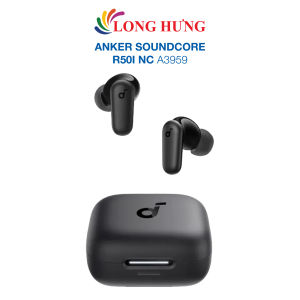 Tai nghe Bluetooth True Wireless Anker Soundcore R50i NC A3959 - Hàng chính hãng - Chống ồn chủ động tiên tiến Âm Trầm Mạnh Mẽ Tích hợp chế độ xuyên âm Hôp sạc kiêm giá đỡ điện thoại tiện dụng