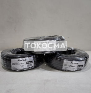 Kabel Antena TV 5C 2V 20M 20 Meter RG-6 + Jack TV Male Pioline