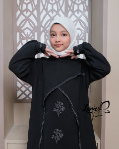 Gamis Anak Perempuan Terbaru Gamis Abaya muslim Anak Mewah Elegan Umur 3-16 Tahun Bahan Premium