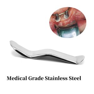 Dental Cheek Retractor Tonsor depressor สแตนเลสช่องปากที่เปิดปากการผ่าตัดฝังรากฟันเทียมเครื่องมือทันตกรรมทันตกรรม