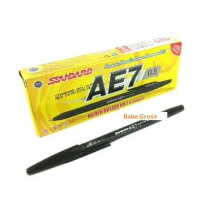 PULPEN STANDARD AE7 VARIANT BIRU HITAM & MERAH MURAH / PEN AE7 BIRU HITAM & MERAH MURAH