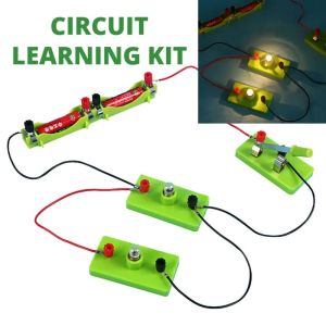 Electric Circuit Kits Physic DIY Educational Experiment Toy Kids School Science Project Series Series Circuit