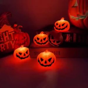 【SG STOCK】Halloween Pumpkin LED Pumpkin Lamp Jack-O-Lantern Night Light Pumpkin Lantern Halloween Decoration Home Props