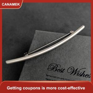 【CANAMEK】 Hợp Thời Trang Lớn Pins Cho Quần Áo Kim Loại An Toàn Pins Jeans Ăn Mặc Khăn Có Thể Điều Chỉnh Pins Phụ Kiện