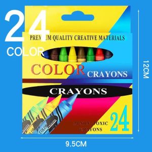 6/8/12/24pc Set Generic Crayon Crayons Set School Supplies Art Painting Pens Stationary Gift