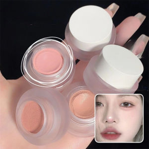 JIANGZHIB MYHO ครีมบลัชออนกระป๋องแต่งหน้าอย่างเป็นธรรมชาติง่ายต่อการใช้สี สวยงามเครื่องสำอางบลัชออน